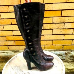 Frye MATILDA Victorian Button knee heel Boot 9